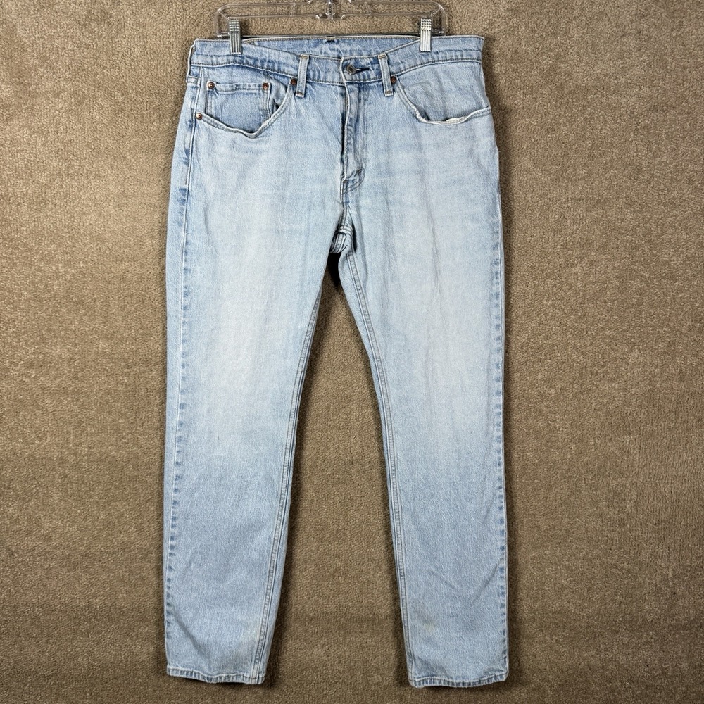 Levi's 559 Jeans Men's 34x32 Light Wash Relaxed Straight Denim Pants Y2K Vintage - Picture 2 of 14